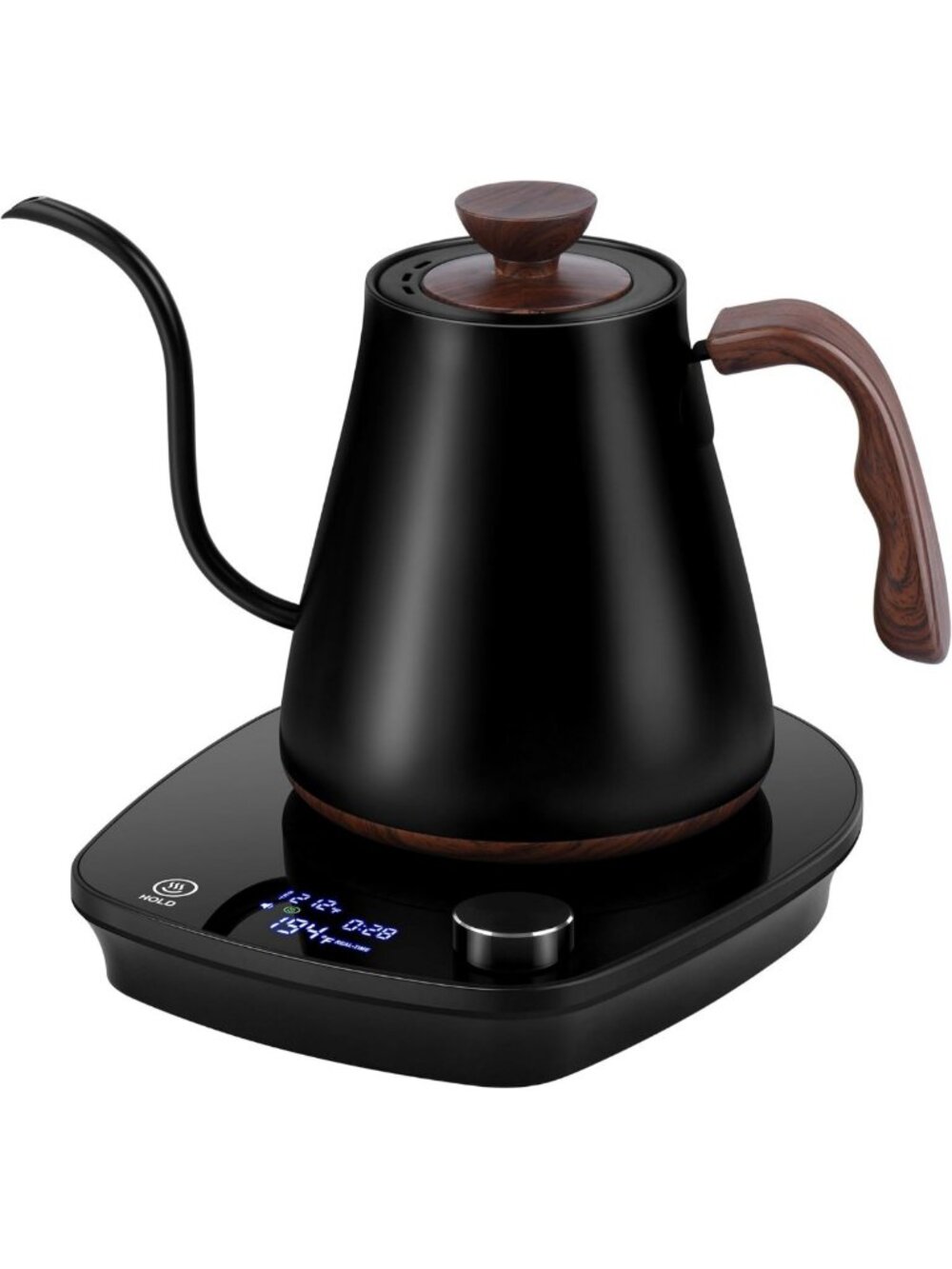 Smart Gooseneck Electric Kettle - Temperature Control, Quick Heating, Stainless